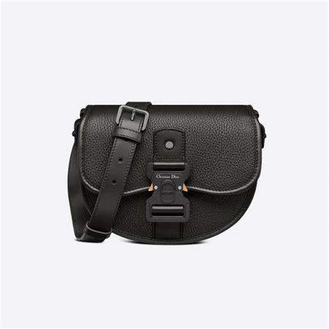 Dior Elite Messenger Pouch Black Smooth Calfskin and Dior 